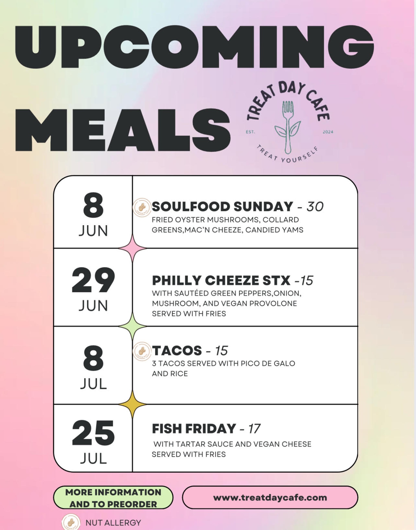 Upcoming Meal
